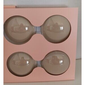 Sticky Bras 2 Pack NIB Adhesive Invisible Bra Strapless Bras C Cup 1 Blk/1 Nude